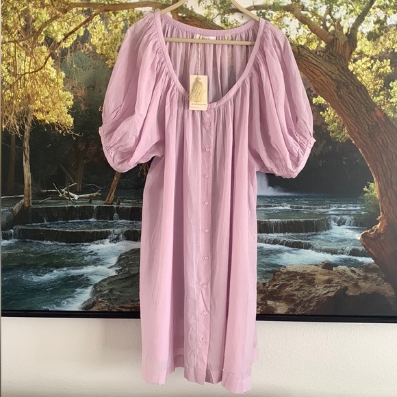 Doen Josette Dress in Wisteria NWT Size Medium DÔEN - Picture 5 of 16